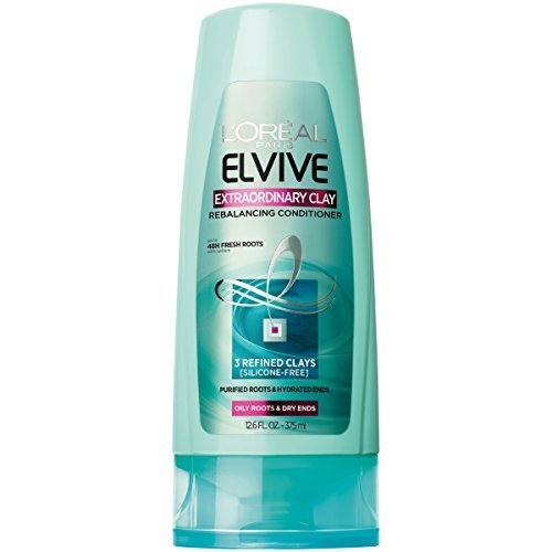 L'Oreal Paris Elvive Extraordinary Clay Rebalancing Conditioner, 12.6 fl; oz; (Packaging May Vary)