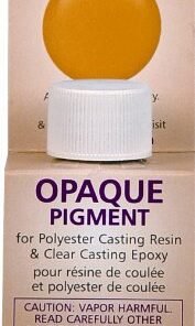 Environmental Technology 1-Ounce Casting' Craft Opaque Pigment, Yellow