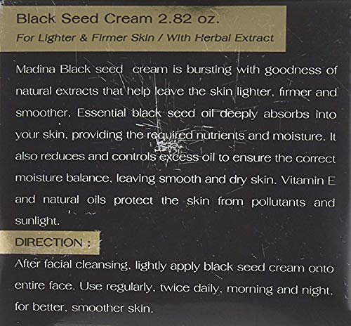Madina black seed facial cream/lighter, 2 pack, 2.4 Pound - Image 6