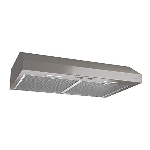 Broan-NuTone BCSEK130SL Glacier Energy Star Certified Range Hood, Slate, 30-inch