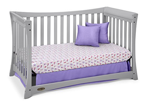 Graco Tatum 4-in-1 Convertible Crib - Pebble Gray - Image 3