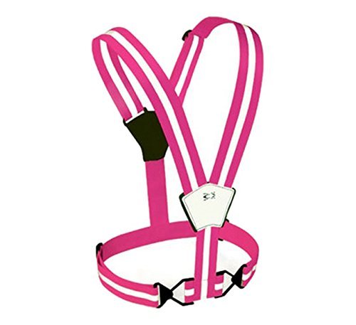 Amphipod Reflective Xinglet Vest, Pink/Bright Pink, OS