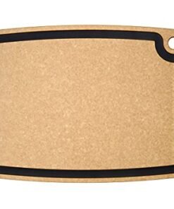 Epicurean Gourmet Series Cutting Board with Juice Groove, 19.5-Inch by 15-Inch, Natural/Slate