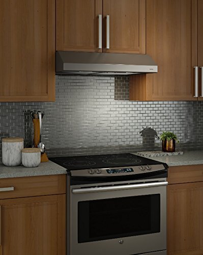 Broan-NuTone BCSEK130SL Glacier Energy Star Certified Range Hood, Slate, 30-inch - Image 6