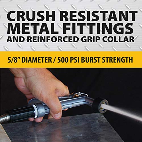 Bionic Steel 100 Foot Garden Hose 304 Stainless Steel Metal Water Hose - Image 7