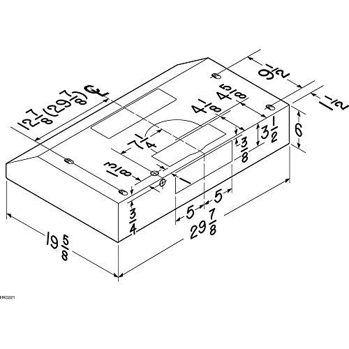 Broan-NuTone BCSEK130SL Glacier Energy Star Certified Range Hood, Slate, 30-inch - Image 2