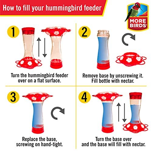 More Birds Bird Health + Diamond Hummingbird Feeder - Image 3