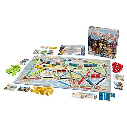 Ticket to Ride First Journey Europe Board Game - White - Image 7