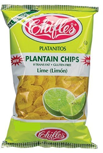 Chifles Plantain Chips Lime (Limon) 4.5 oz. Bag