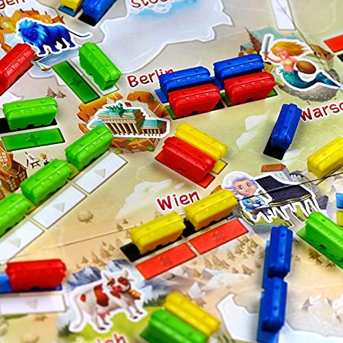 Ticket to Ride First Journey Europe Board Game - White - Image 2